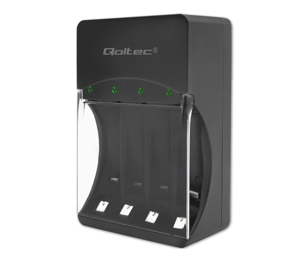 QOLTEC Ładowarka do akumulatorków Ni-MH typu R03/AAA R6/AA 300mA 50653 - 1324574 - zdjęcie 2